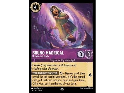 039/225 Bruno Madrigal - Undetected Uncle (Ursula's Return) (varianta Foil)