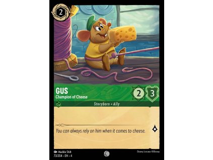 073/225 Gus - Champion of Cheese (Ursula's Return) (varianta Foil)