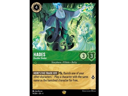 074/225 Hades - Double Dealer (Ursula's Return) (varianta Foil)