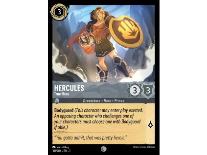 181/216 Hercules - True Hero (The First Chapter) (varianta Foil)