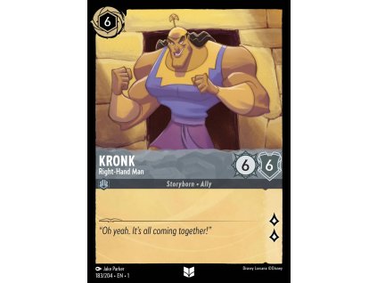 183/216 Kronk - Right-Hand Man (The First Chapter) (varianta Foil)