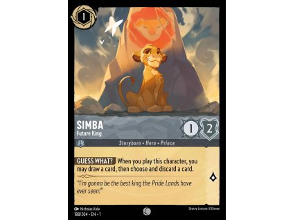 188/216 Simba - Future King (The First Chapter) (varianta Foil)