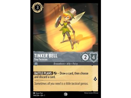 194/216 Tinker Bell - Tiny Tactician (The First Chapter) (varianta Foil)