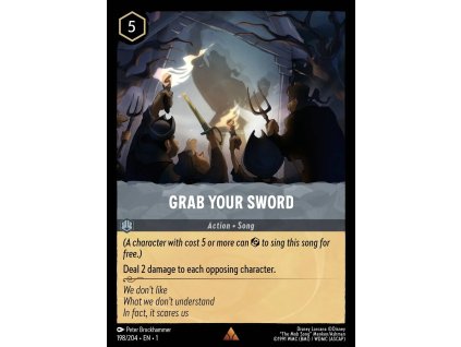 198/216 Grab Your Sword (The First Chapter) (varianta Foil)