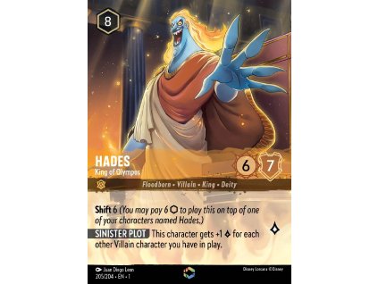 205/216 Hades - King of Olympus (The First Chapter) (varianta Foil)