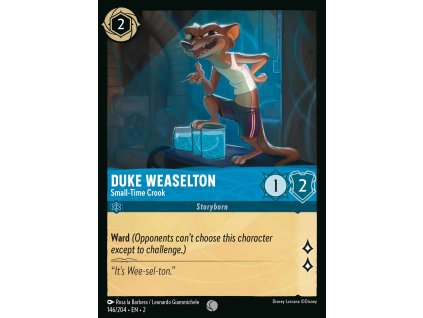 146/216 Duke Weaselton - Small-Time Crook (Rise of the Floodborn) (varianta Foil)