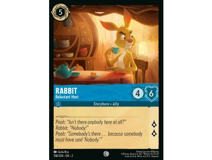 158/216 Rabbit - Reluctant Host (Rise of the Floodborn) (varianta Foil)