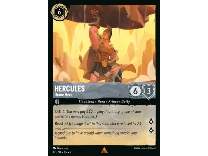 181/216 Hercules - Divine Hero (Rise of the Floodborn) (varianta Foil)