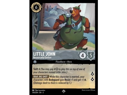 178/204 Little John - Resourceful Outlaw (Into the Inklands) (varianta Foil)