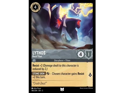 180/204 Lythos - Rock Titan (Into the Inklands)  the Inklands) (varianta Foil)