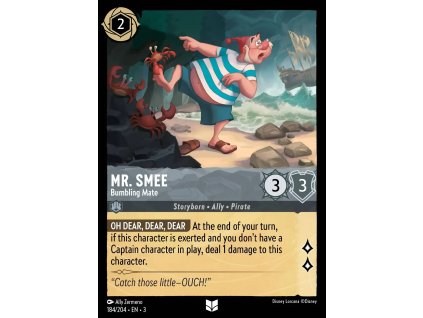 184/204 Mr. Smee - Bumbling Mate (Into the Inklands) (varianta Foil)