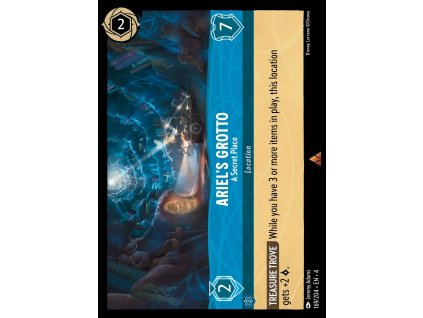 169/225 Ariel's Grotto - A Secret Place (Ursula's Return) (varianta Foil)