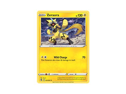 102/264 Zeraora (Fusion Strike) (varianta Non-holo)