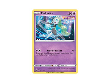 124/264 Meloetta (Fusion Strike) (varianta reverse holo)