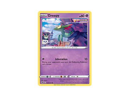 128/264 Dreepy (Fusion Strike) (varianta reverse holo)