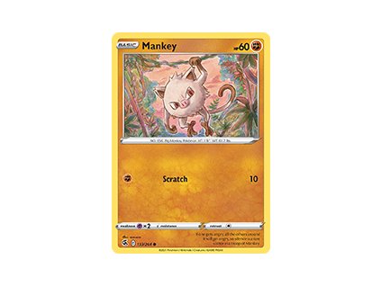 133/264 Mankey (Fusion Strike) (varianta reverse holo)