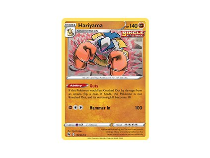 143/264 Hariyama (Fusion Strike) (varianta reverse holo)