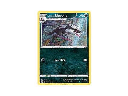 160/264 Galarian Linoone (Fusion Strike) (varianta reverse holo)