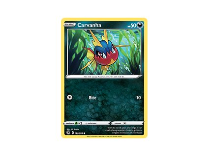 162/264 Carvanha (Fusion Strike) (varianta reverse holo)