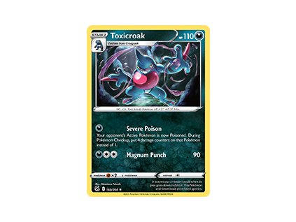 166/264 Toxicroak (Fusion Strike) (varianta reverse holo)
