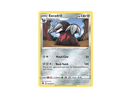 183/264 Excadrill (Fusion Strike) (varianta reverse holo)