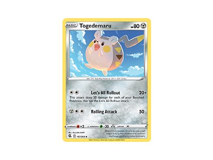 187/264 Togedemaru (Fusion Strike) (varianta reverse holo)
