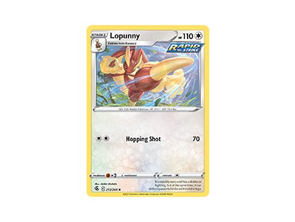 213/264 Lopunny (Fusion Strike) (varianta reverse holo)