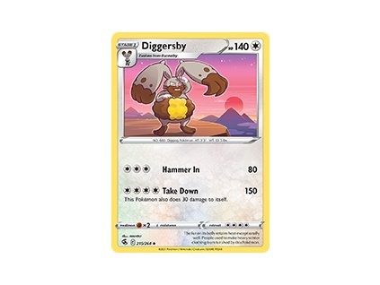 215/264 Diggersby (Fusion Strike) (varianta reverse holo)