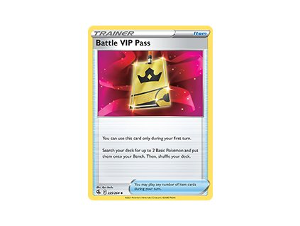 225/264 Battle VIP Pass (Fusion Strike) (varianta reverse holo)