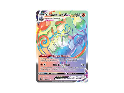 265/264 Chandelure VMAX (Fusion Strike) (varianta holo)