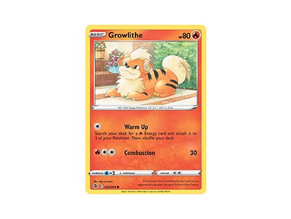 032/264 Growlithe (Fusion Strike) (varianta Non-holo)