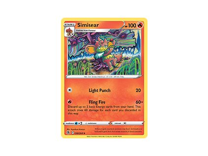 038/264 Simisear (Fusion Strike) (varianta Non-holo)