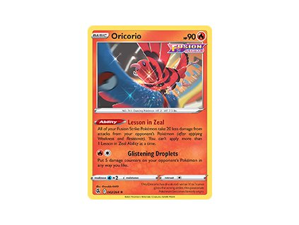 042/264 Oricorio (Fusion Strike) (varianta Non-holo)