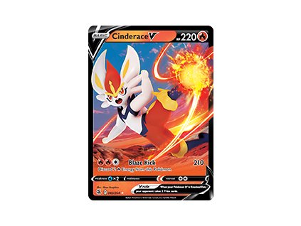 043/264 Cinderace V (Fusion Strike) (varianta holo)