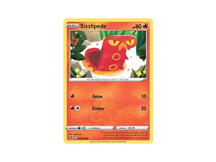 046/264 Sizzlipede (Fusion Strike) (varianta Non-holo)