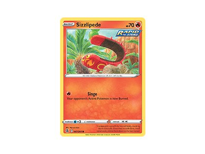 047/264 Sizzlipede (Fusion Strike) (varianta Non-holo)