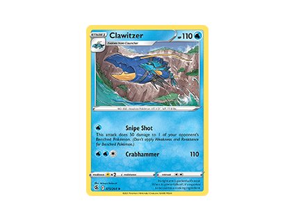 075/264 Clawitzer (Fusion Strike) (varianta Non-holo)
