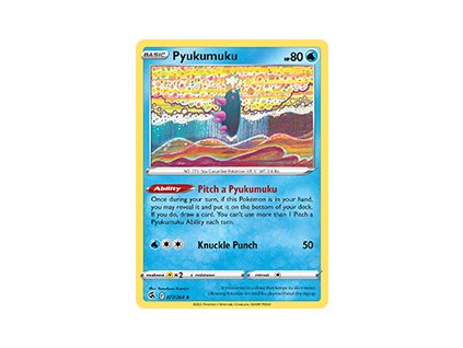 077/264 Pyukumuku (Fusion Strike) (varianta Non-holo)