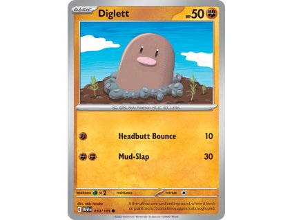 050/165 Diglett (151) (varianta reverse holo)