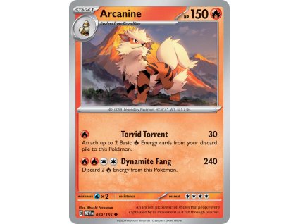 059/165 Arcanine (151) (varianta reverse holo)