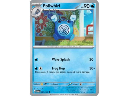 061/165 Poliwhirl (151) (varianta reverse holo)