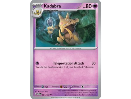 064/165 Kadabra (151) (varianta reverse holo)