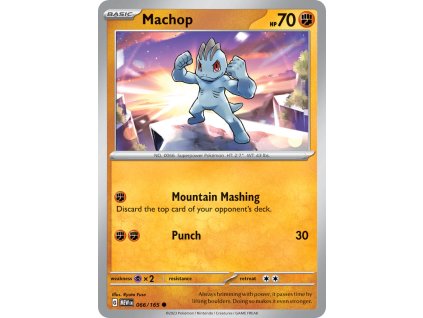 066/165 Machop (151) (varianta reverse holo)