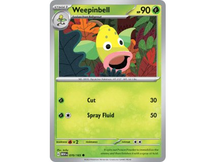 070/165 Weepinbell (151) (varianta reverse holo)