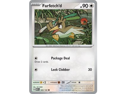 083/165 Farfetch'd (151) (varianta reverse holo)