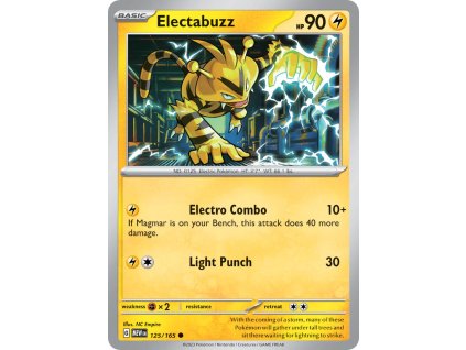 125/165 Electabuzz (151) (varianta reverse holo)