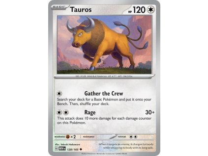 128/165 Tauros (151) (varianta reverse holo)