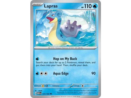 131/165 Lapras (151) (varianta reverse holo)