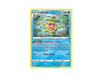 034/203 Ludicolo (Evolving Skies) (varianta reverse holo)
