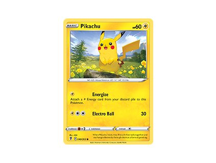 049/203 Pikachu (Evolving Skies) (varianta reverse holo)